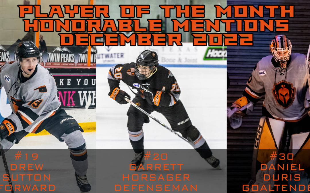 Sutton, Horsager, Duris Earn Player of the Month Mentions