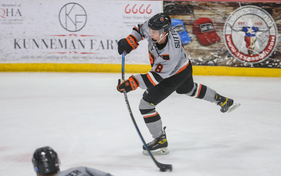Sutton Named Runner-Up for NAHL Forward of the Month